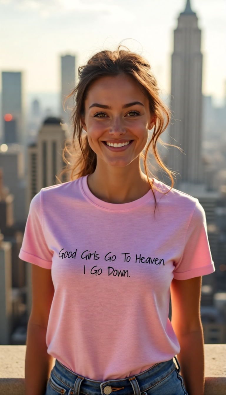 "Go To Heaven" Ultra-soft 100% Cotton Tee