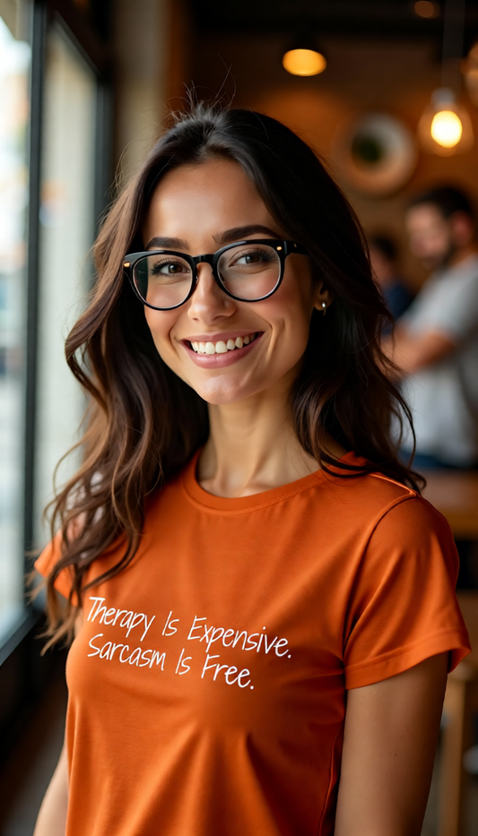 "Sarcasm Is Free" Ultra-soft 100% Cotton Tee